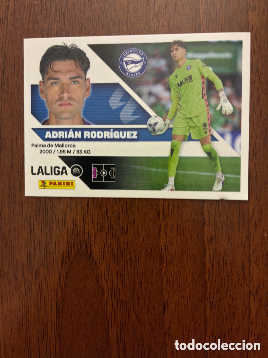 Figurine di Calcio: Cromo N&ordm; 4 Adri&aacute;n Rodr&iacute;guez - Deportivo Alav&eacute;s - Colecci&oacute;n Este Panini Liga 2026-27 - Impecable