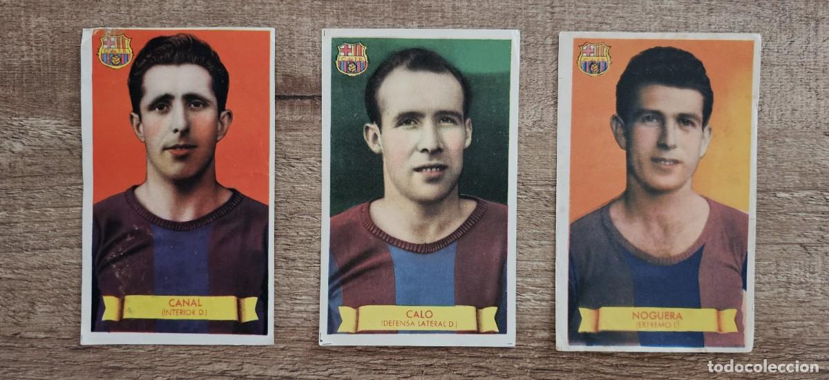 Cromos de f&uacute;tbol: 1949 1950 49 50 EDITORIAL BRUGUERA -CROMOS GRANDE FUTBOL - BARCELONA CANAL CALO NOGUERA