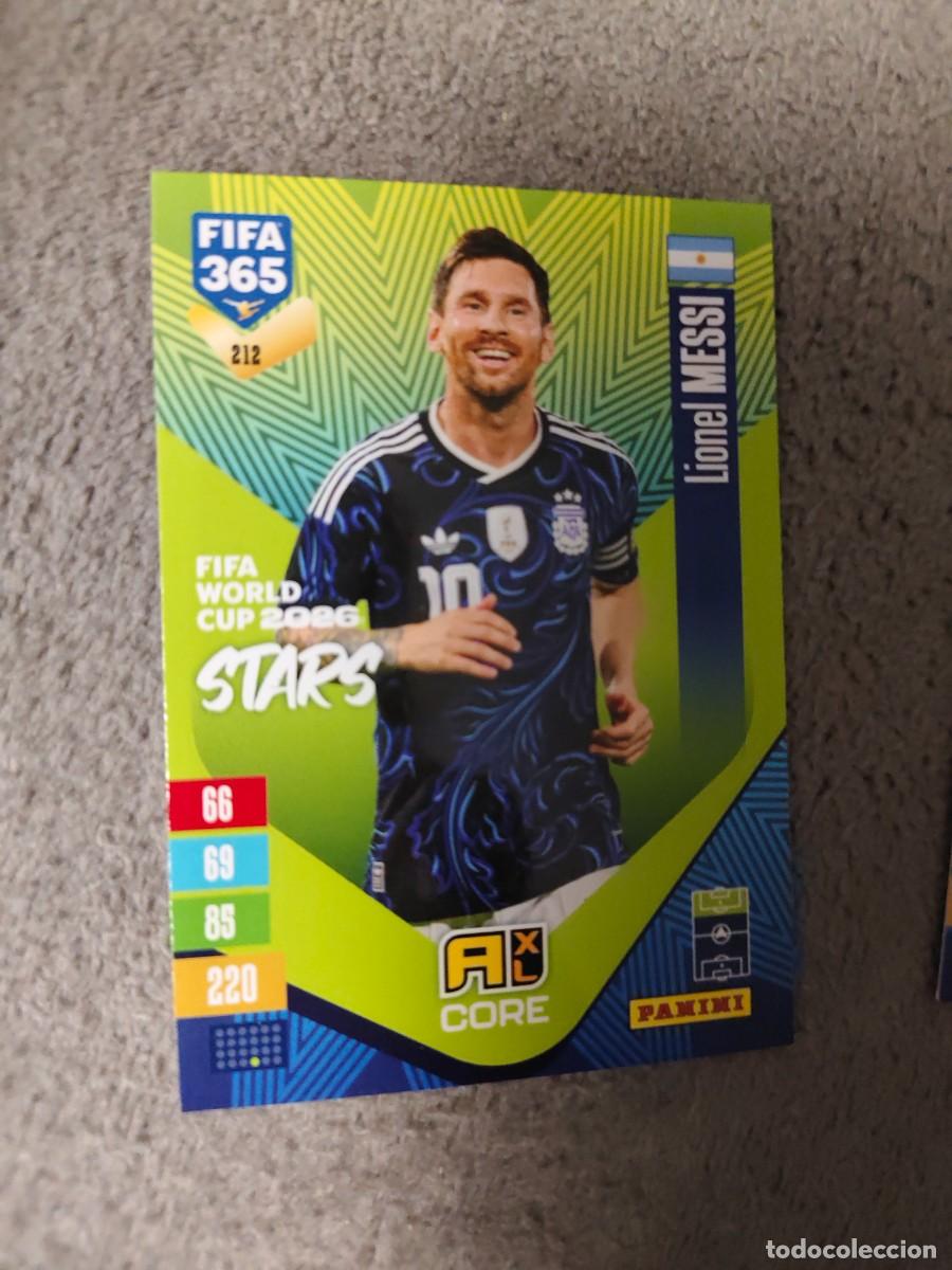 Cromos de f&uacute;tbol: 212 365 ADRENALYN 26 27 LIONEL MESSI ARGENTINA WORLD CUP STARS CORE 2026 2027 FIFA PANINI AAV
