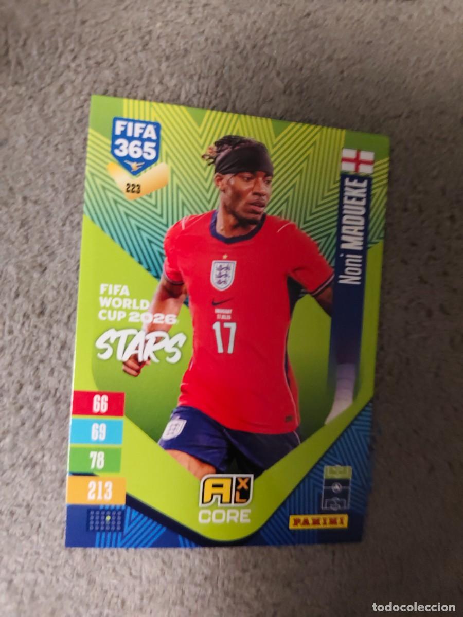 Cromos de f&uacute;tbol: 223 365 ADRENALYN 26 27 NONI MADUEKE INGLATERRA WORLD CUP STARS CORE 2026 2027 FIFA PANINI AAV