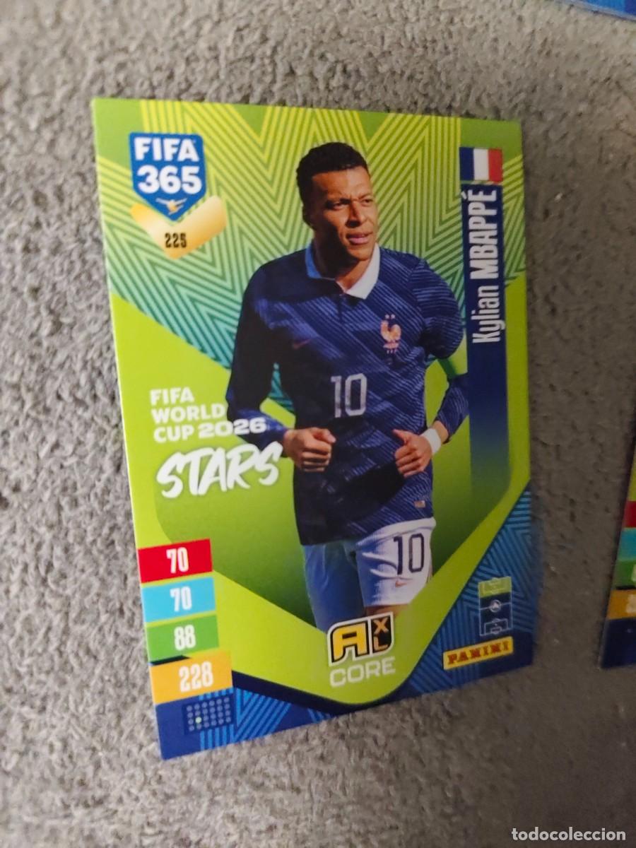 Cromos de f&uacute;tbol: 225 365 ADRENALYN 26 27 KYLIAN MBAPP&Eacute; FRANCIA WORLD CUP STARS CORE 2026 2027 FIFA PANINI AAV