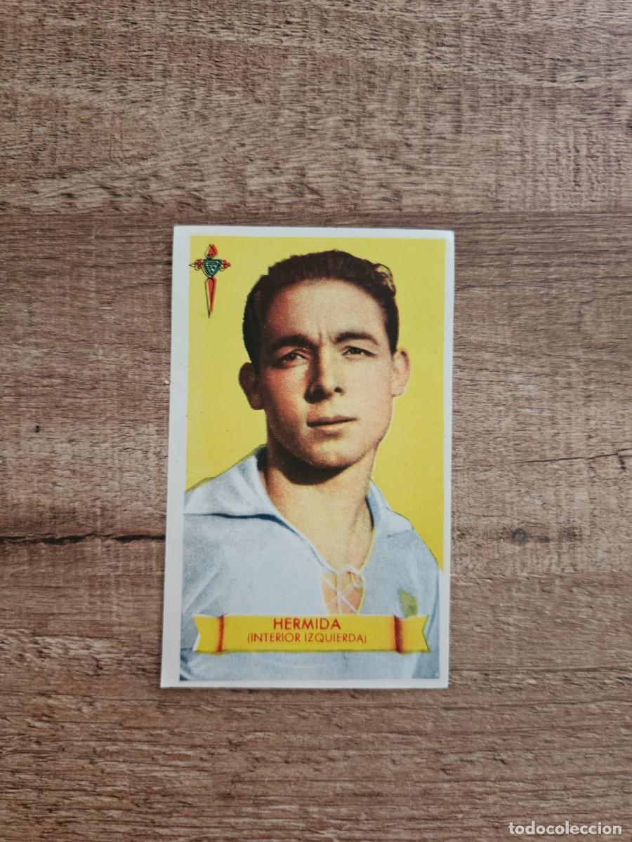 Cromos de f&uacute;tbol: 1949 1950 49 50 E. BRUGUERA -CROMOS GRANDE FUTBOL - CELTA DE VIGO HERMIDA