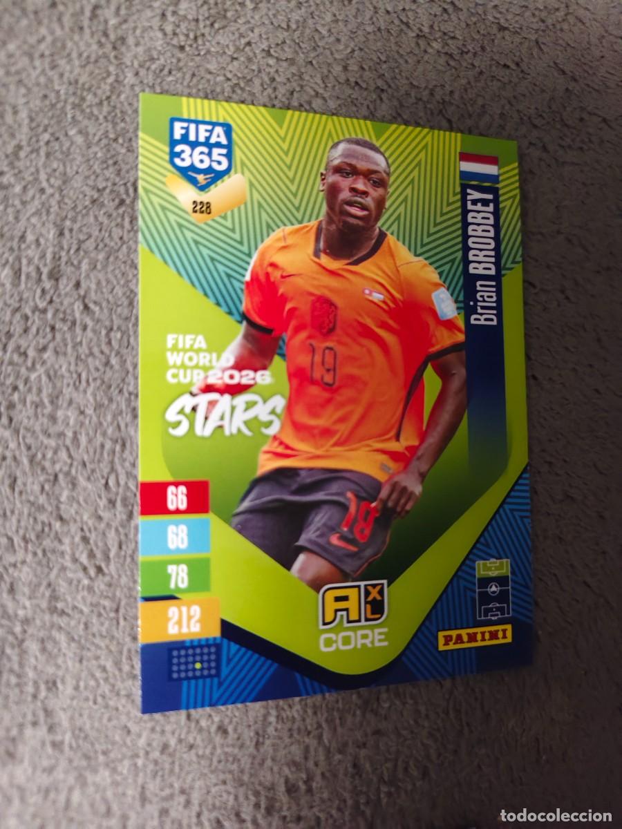 Cromos de f&uacute;tbol: 228 365 ADRENALYN 26 27 BRIAN BROBBEY HOLANDA WORLD CUP STARS CORE 2026 2027 FIFA PANINI AAV