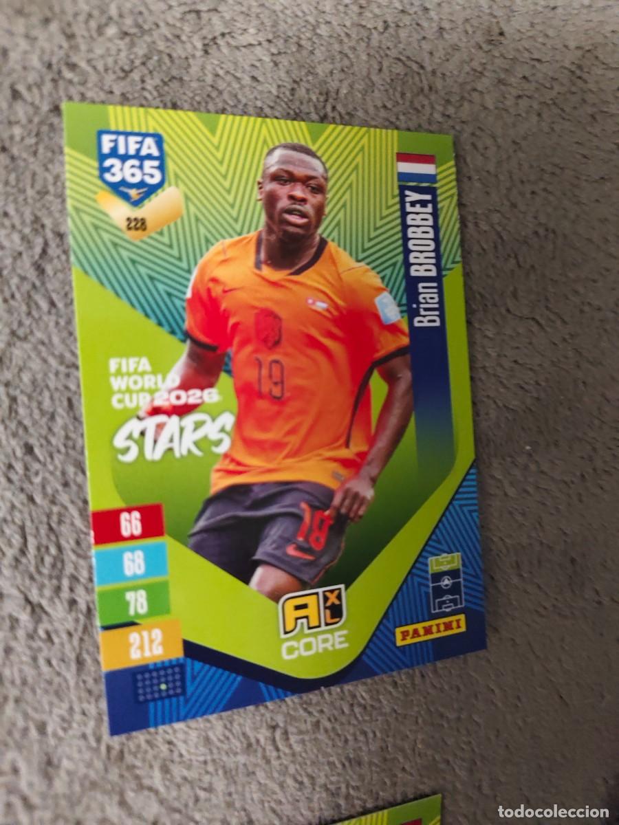 Cromos de f&uacute;tbol: 228 365 ADRENALYN 26 27 BRIAN BROBBEY HOLANDA WORLD CUP STARS CORE 2026 2027 FIFA PANINI AAV