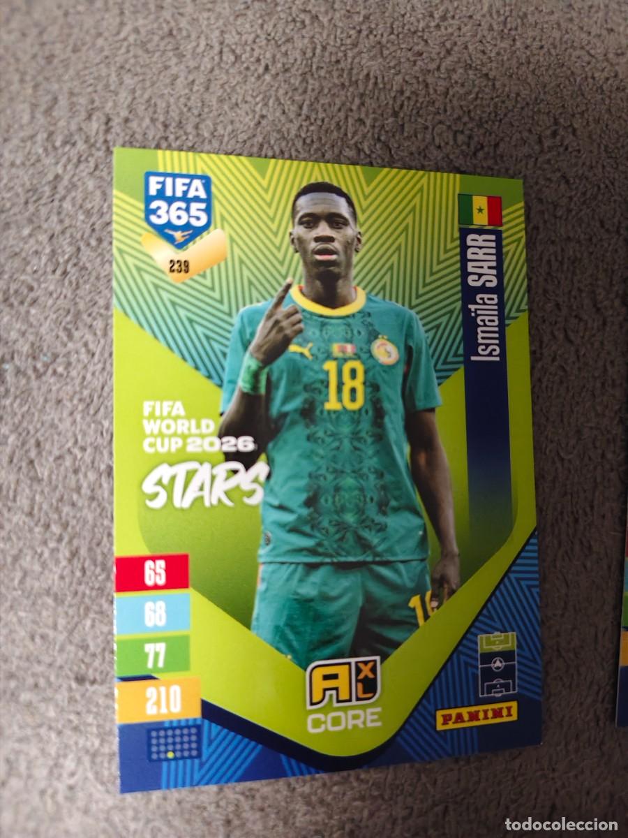 Cromos de f&uacute;tbol: 239 365 ADRENALYN 26 27 ISMAILA SARR SENEGAL WORLD CUP STARS CORE 2026 2027 FIFA PANINI AAV