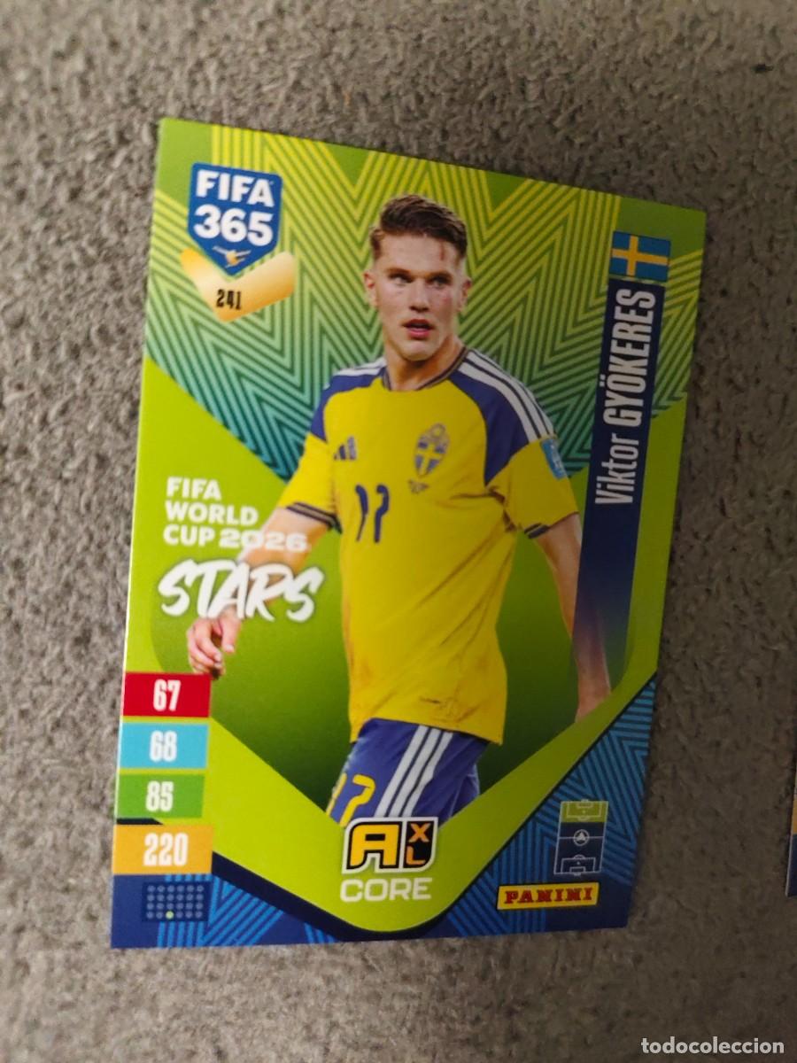 Cromos de f&uacute;tbol: 241 365 ADRENALYN 26 27 VIKTOR GY&Ouml;KERES SUECIA WORLD CUP STARS CORE 2026 2027 FIFA PANINI AAV