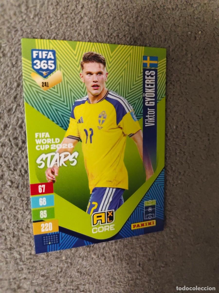 Cromos de f&uacute;tbol: 241 365 ADRENALYN 26 27 VIKTOR GY&Ouml;KERES SUECIA WORLD CUP STARS CORE 2026 2027 FIFA PANINI AAV