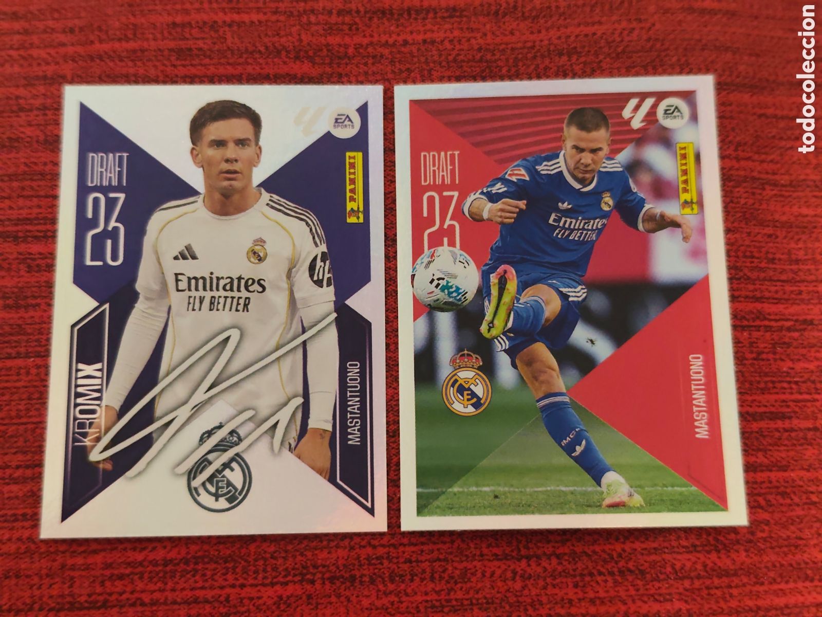 Cromos de f&uacute;tbol: KROMIX DRAFT 16 MASTANTUONO REAL MADRID EDICIONES ESTE 2026 2027