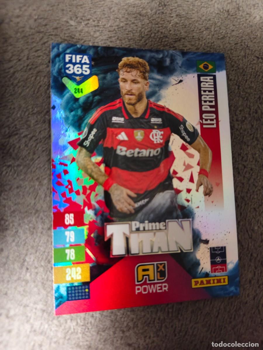 Cromos de f&uacute;tbol: 244 365 ADRENALYN 26 27 L&Eacute;O PEREIRA FLAMENGO PRIME TITAN 2026 2027 FIFA PANINI AAV