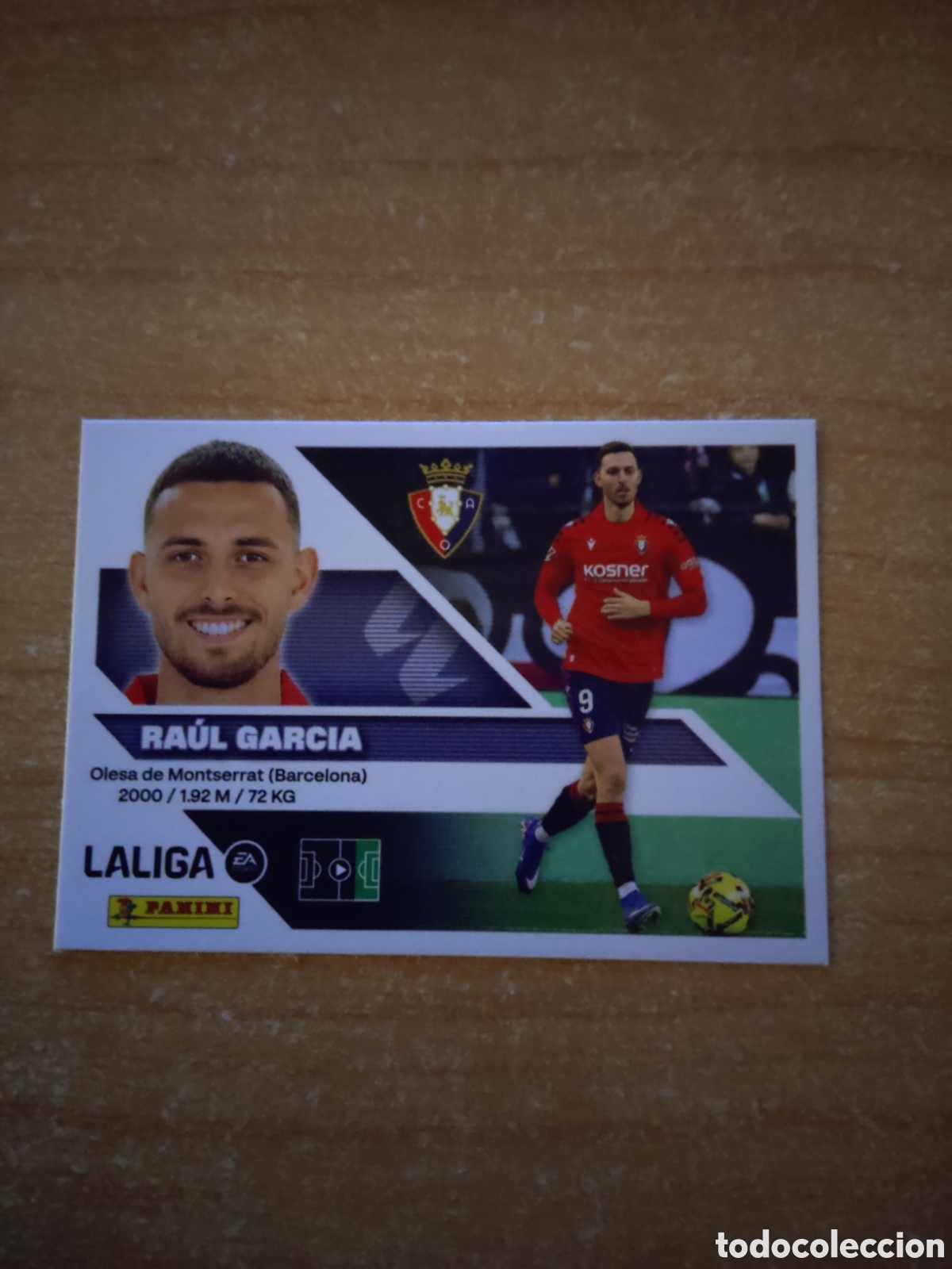 Cromos de f&uacute;tbol: 18 RAUL GARCIA OSASUNA LIGA ESTE 2026 2027