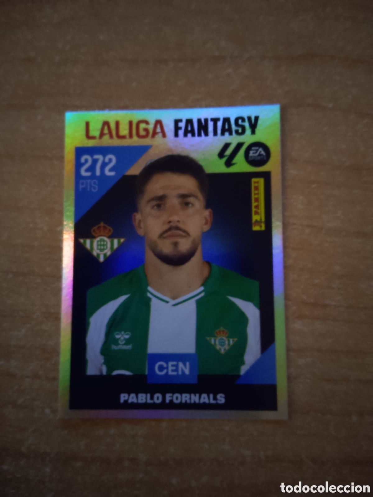 Cromos de f&uacute;tbol: 4 PABLO FORNALS REAL BETIS LALIGA FANTASY LIGA ESTE 2026 2027