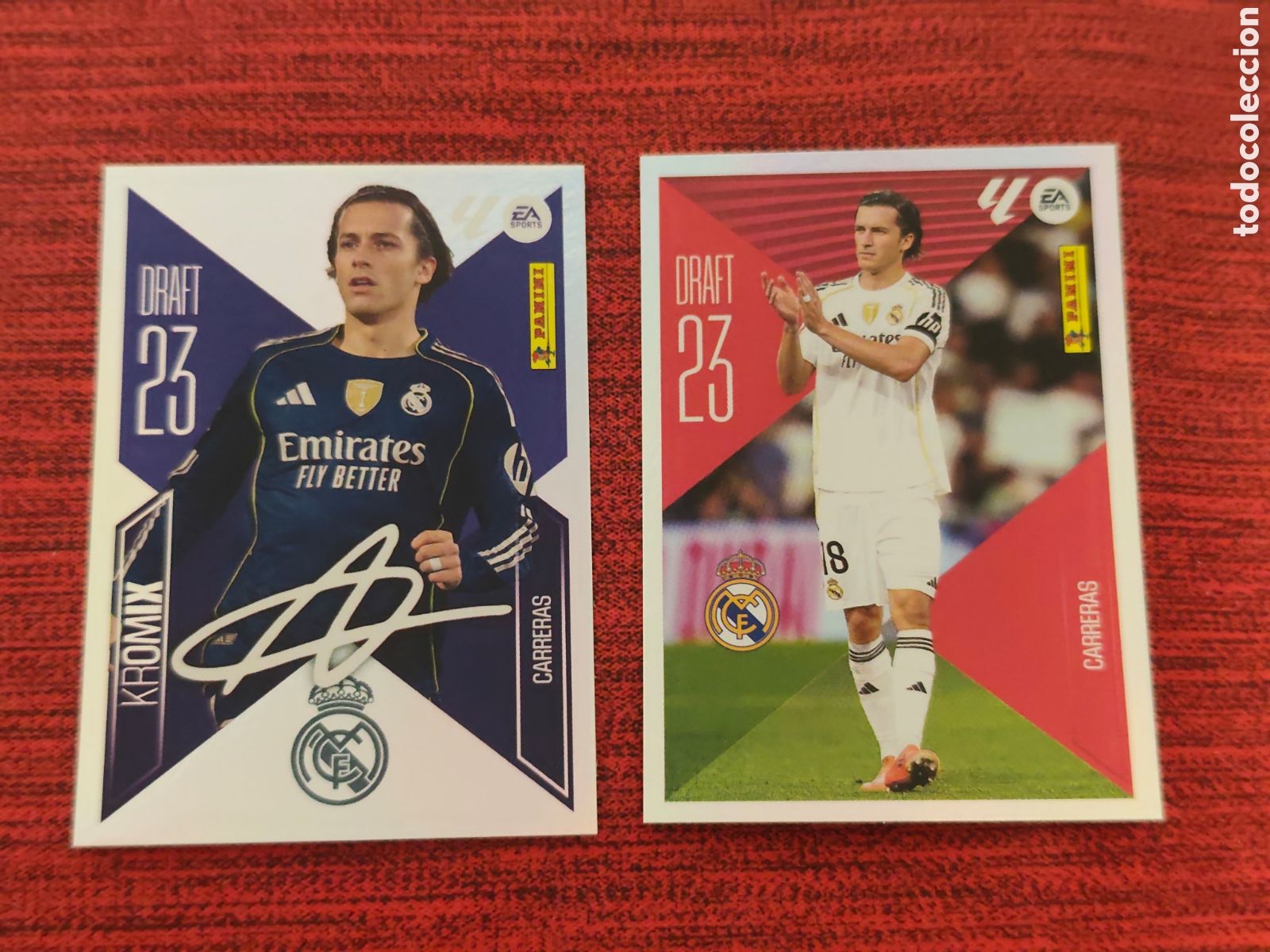 Cromos de f&uacute;tbol: KROMIX DRAFT 5 CARRERAS REAL MADRID EDICIONES ESTE 2026 2027