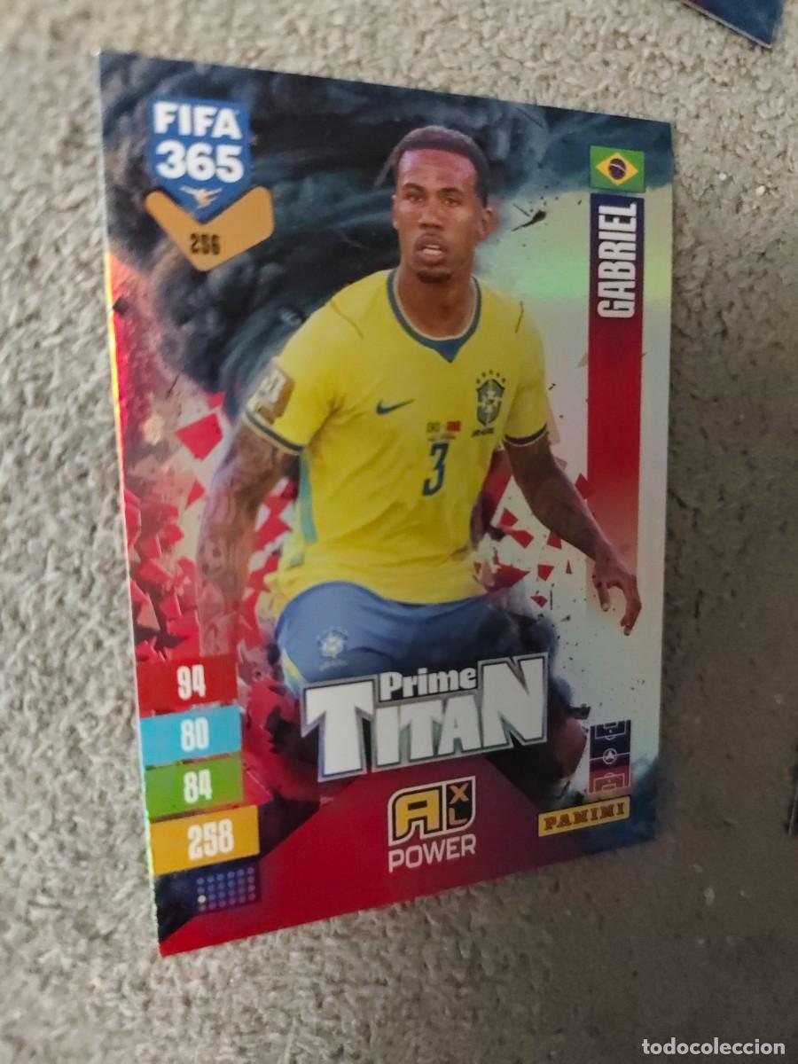 Cromos de f&uacute;tbol: 256 365 ADRENALYN 26 27 GABRIEL BRASIL PRIME TITAN POWER 2026 2027 FIFA PANINI AAV