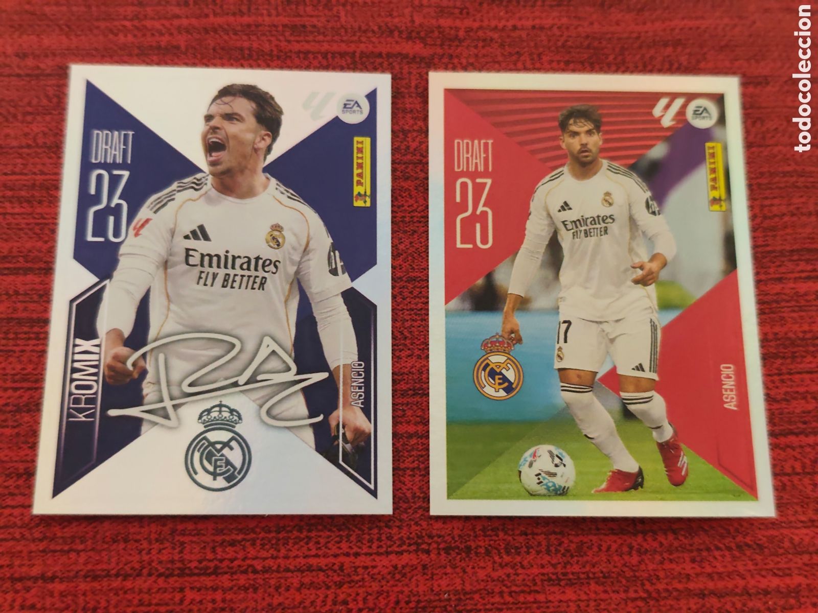 Cromos de f&uacute;tbol: KROMIX DRAFT 1 ASENCIO REAL MADRID EDICIONES ESTE 2026 2027