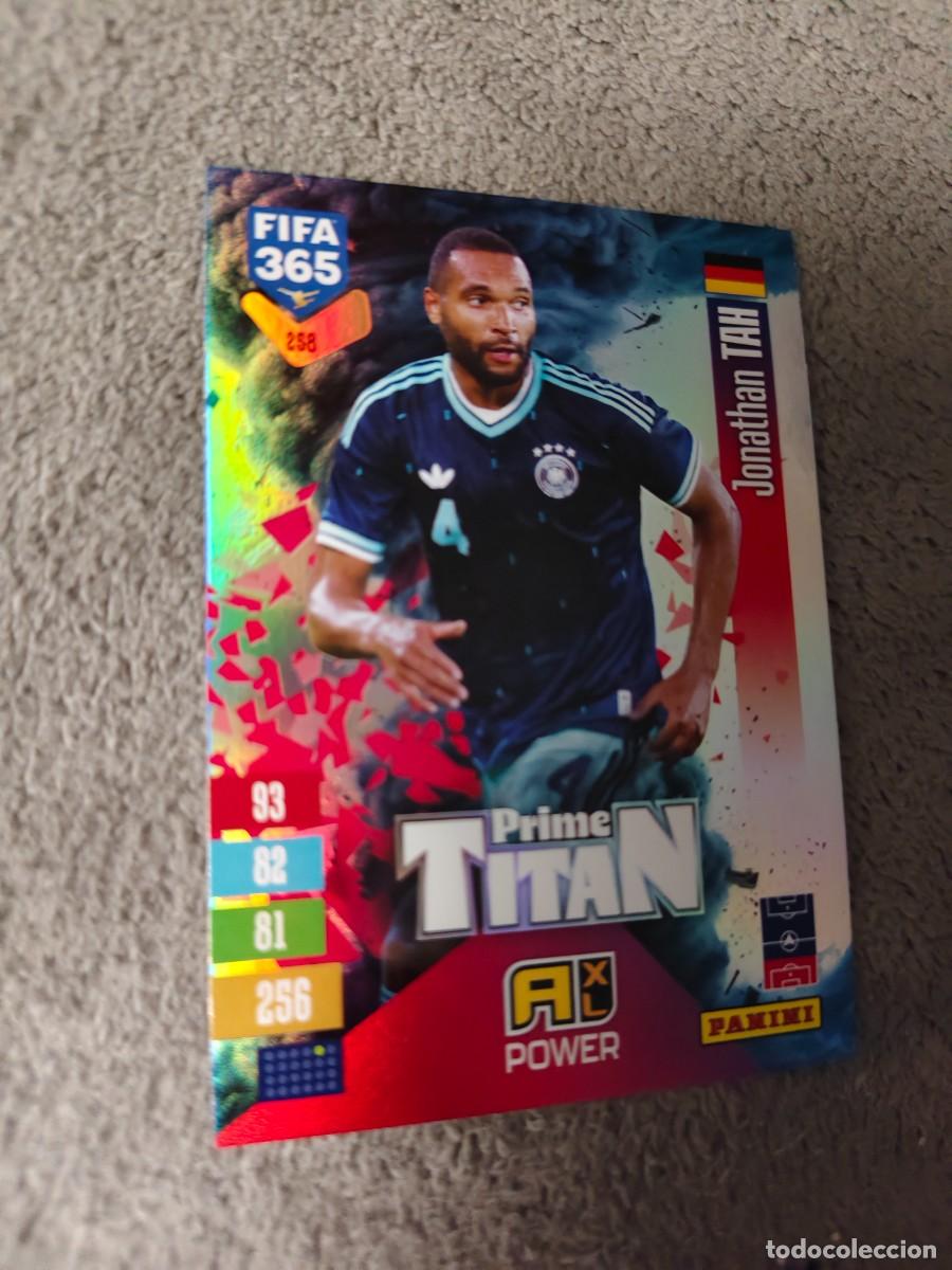 Cromos de f&uacute;tbol: 258 365 ADRENALYN 26 27 JONATHAN TAH ALEMANIA PRIME TITAN POWER 2026 2027 FIFA PANINI AAV