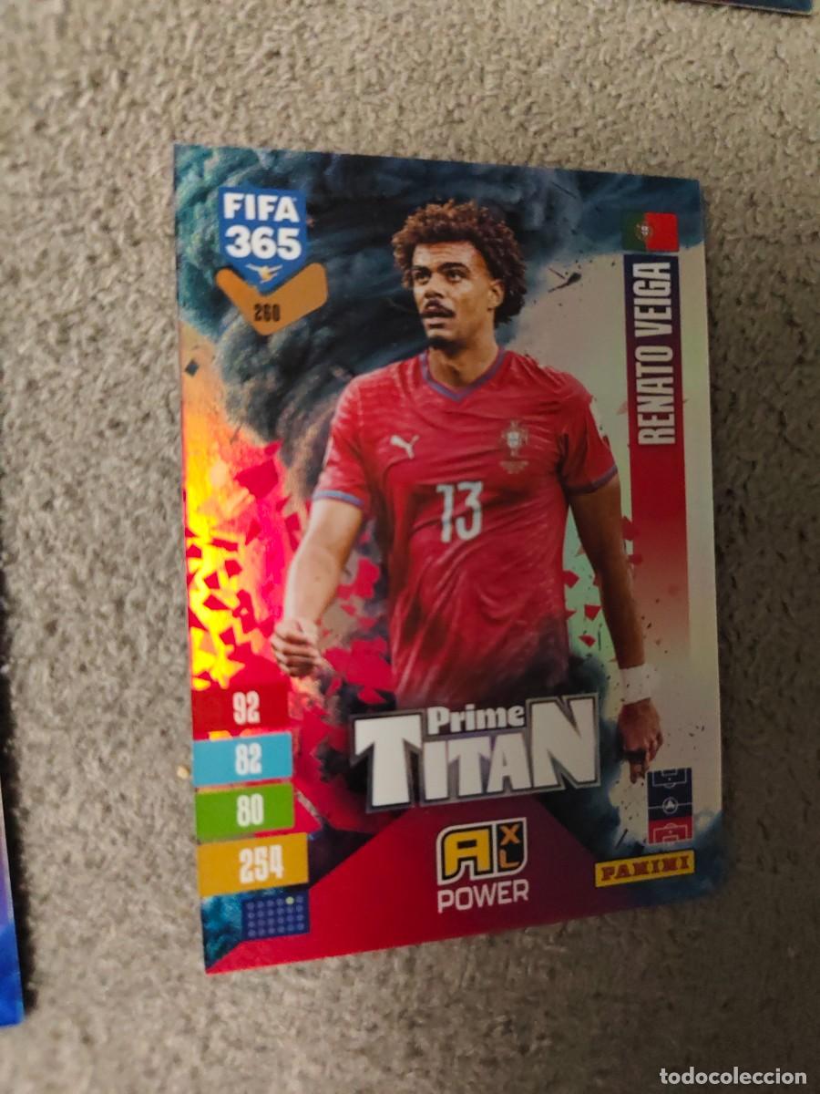 Cromos de f&uacute;tbol: 260 365 ADRENALYN 26 27 RENATO VEIGA PORTUGAL PRIME TITAN POWER 2026 2027 FIFA PANINI AAV
