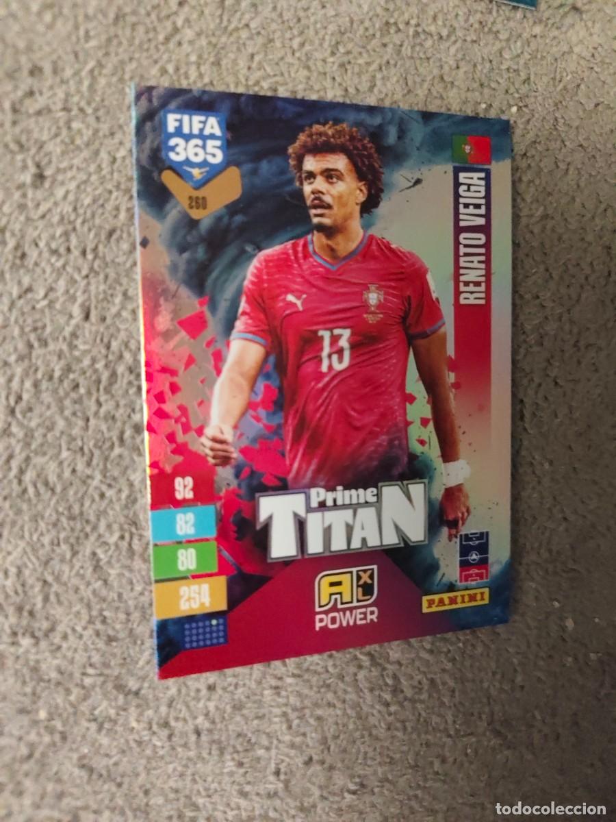 Cromos de f&uacute;tbol: 260 365 ADRENALYN 26 27 RENATO VEIGA PORTUGAL PRIME TITAN POWER 2026 2027 FIFA PANINI AAV