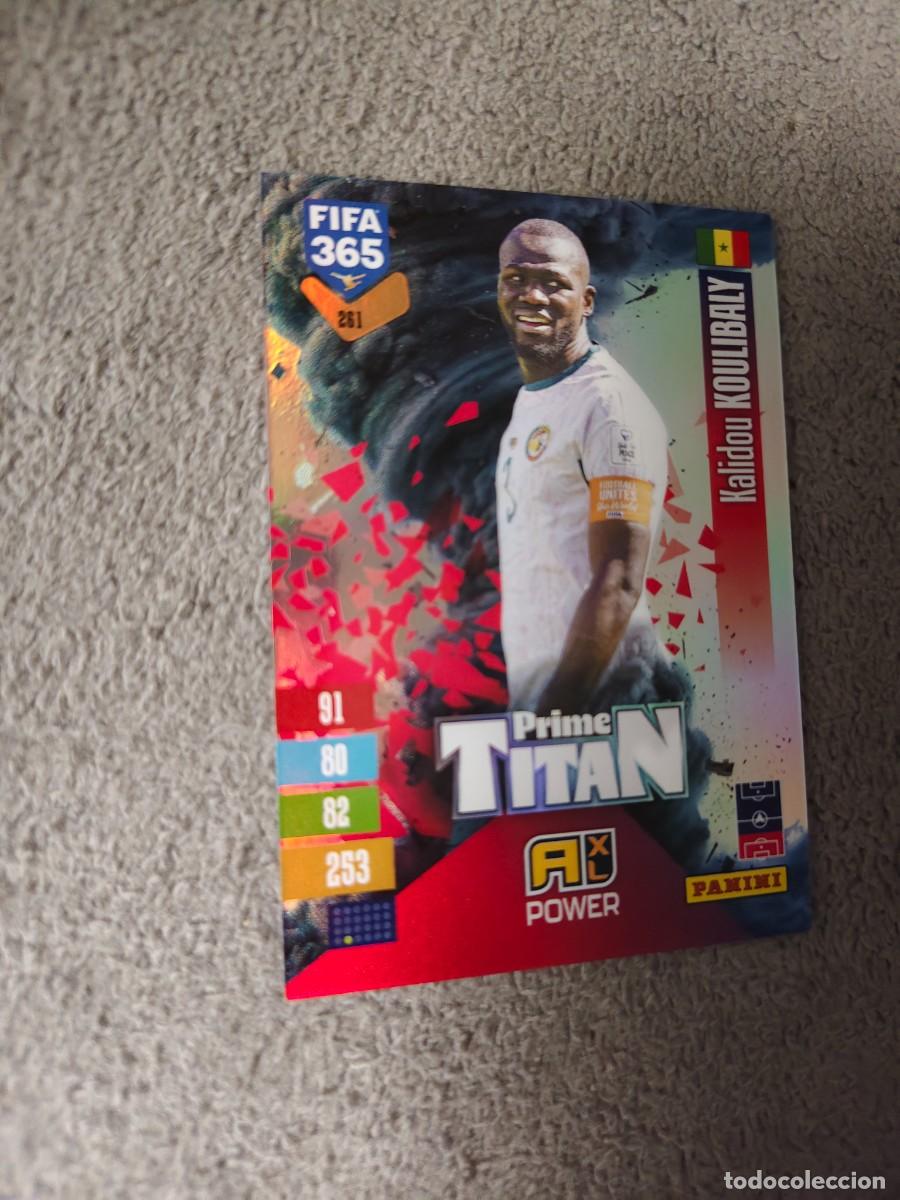 Cromos de f&uacute;tbol: 261 365 ADRENALYN 26 27 KALIDOU KOULIBALY SENEGAL PRIME TITAN POWER 2026 2027 FIFA PANINI AAV