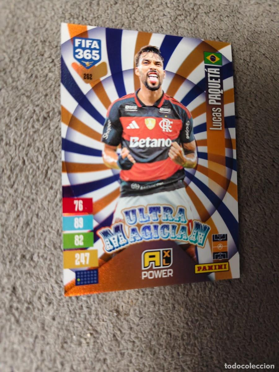 Cromos de f&uacute;tbol: 262 365 ADRENALYN 26 27 LUCAS PAQUET&Aacute; FLAMENGO ULTRA MAGICIAN 2026 2027 FIFA PANINI AAV
