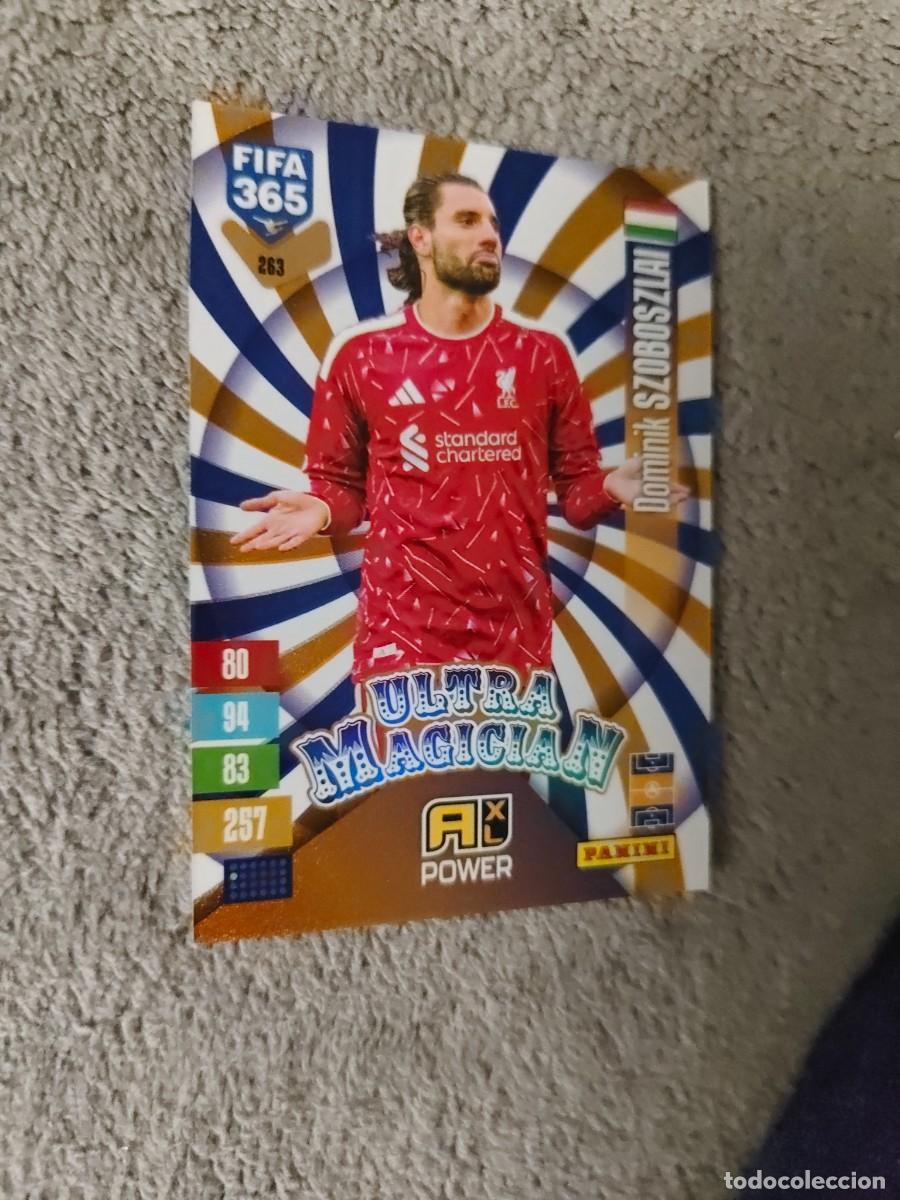 Cromos de f&uacute;tbol: 263 365 ADRENALYN 26 27 DOMINIK SZOBOSZLAI LIVERPOOL ULTRA MAGICIAN 2026 2027 FIFA PANINI AAV