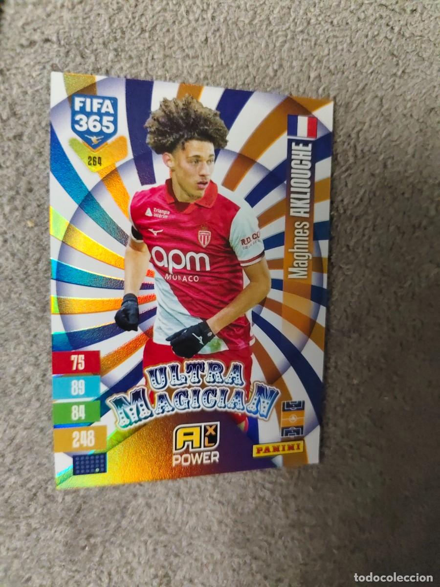 Cromos de f&uacute;tbol: 264 365 ADRENALYN 26 27 MAGHNES AKLIOUCHE AS MONACO ULTRA MAGICIAN 2026 2027 FIFA PANINI AAV