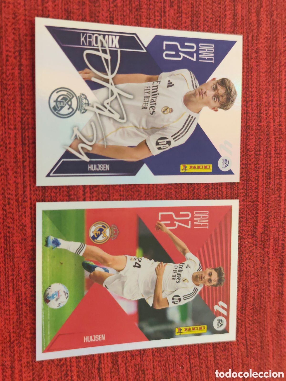 Cromos de f&uacute;tbol: KROMIX DRAFT 10 HUIJSEN REAL MADRID EDICIONES ESTE 2026 2027