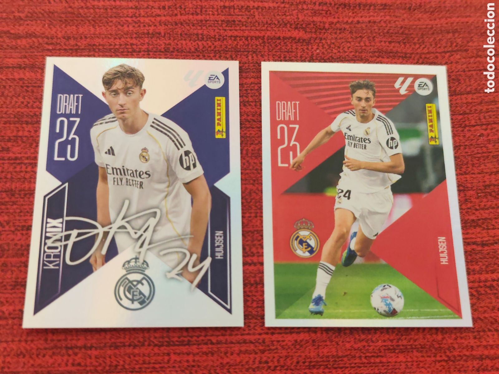 Cromos de f&uacute;tbol: KROMIX DRAFT 10 HUIJSEN REAL MADRID EDICIONES ESTE 2026 2027