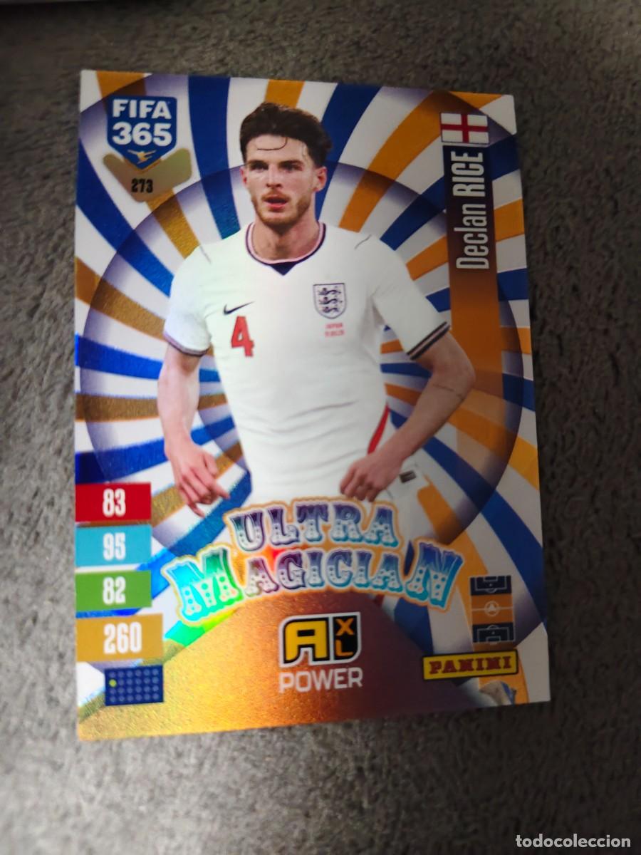 Cromos de f&uacute;tbol: 273 365 ADRENALYN 26 27 DECLAN RICE INGLATERRA ULTRA MAGICIAN 2026 2027 FIFA PANINI AAV