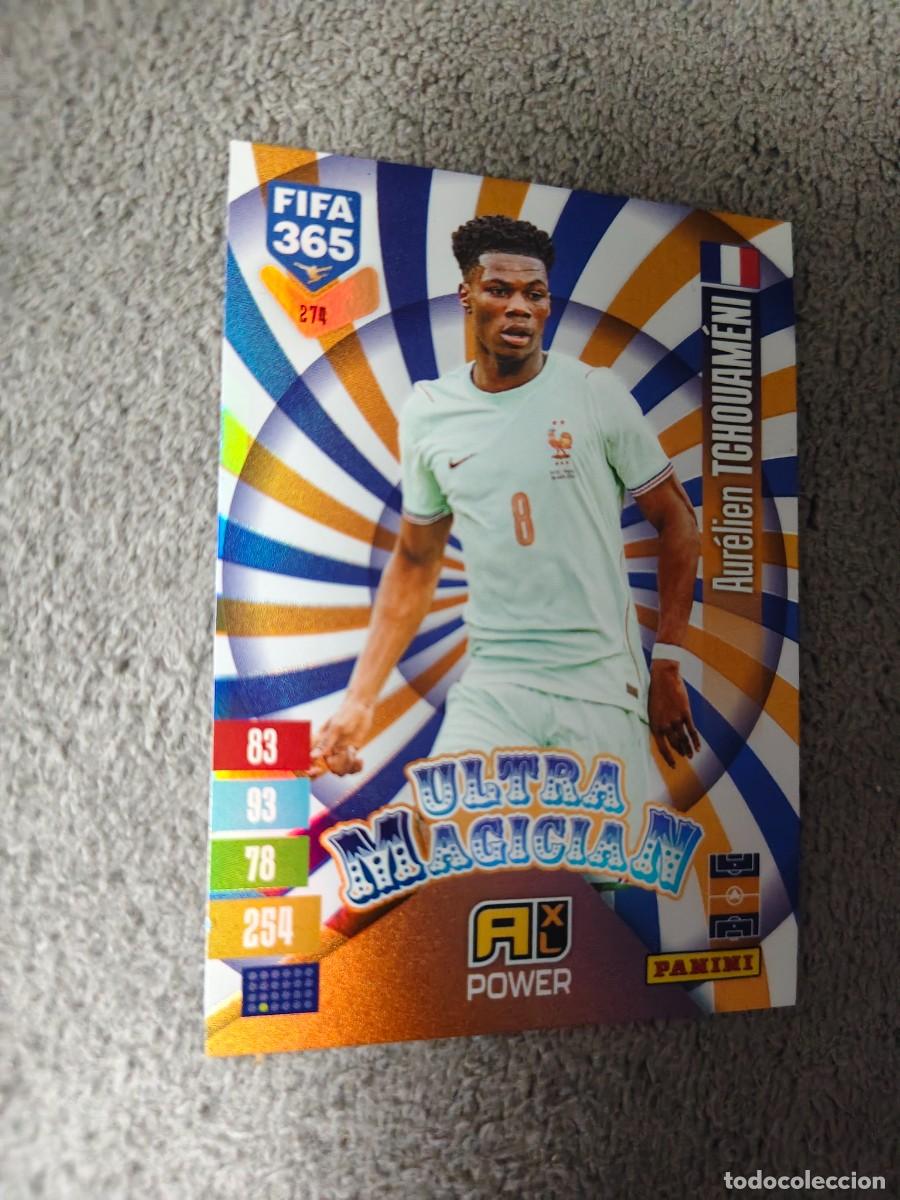 Cromos de f&uacute;tbol: 274 365 ADRENALYN 26 27 AUR&Eacute;LIEN TCHOUAM&Eacute;NI FRANCIA ULTRA MAGICIAN 2026 2027 FIFA PANINI AAV