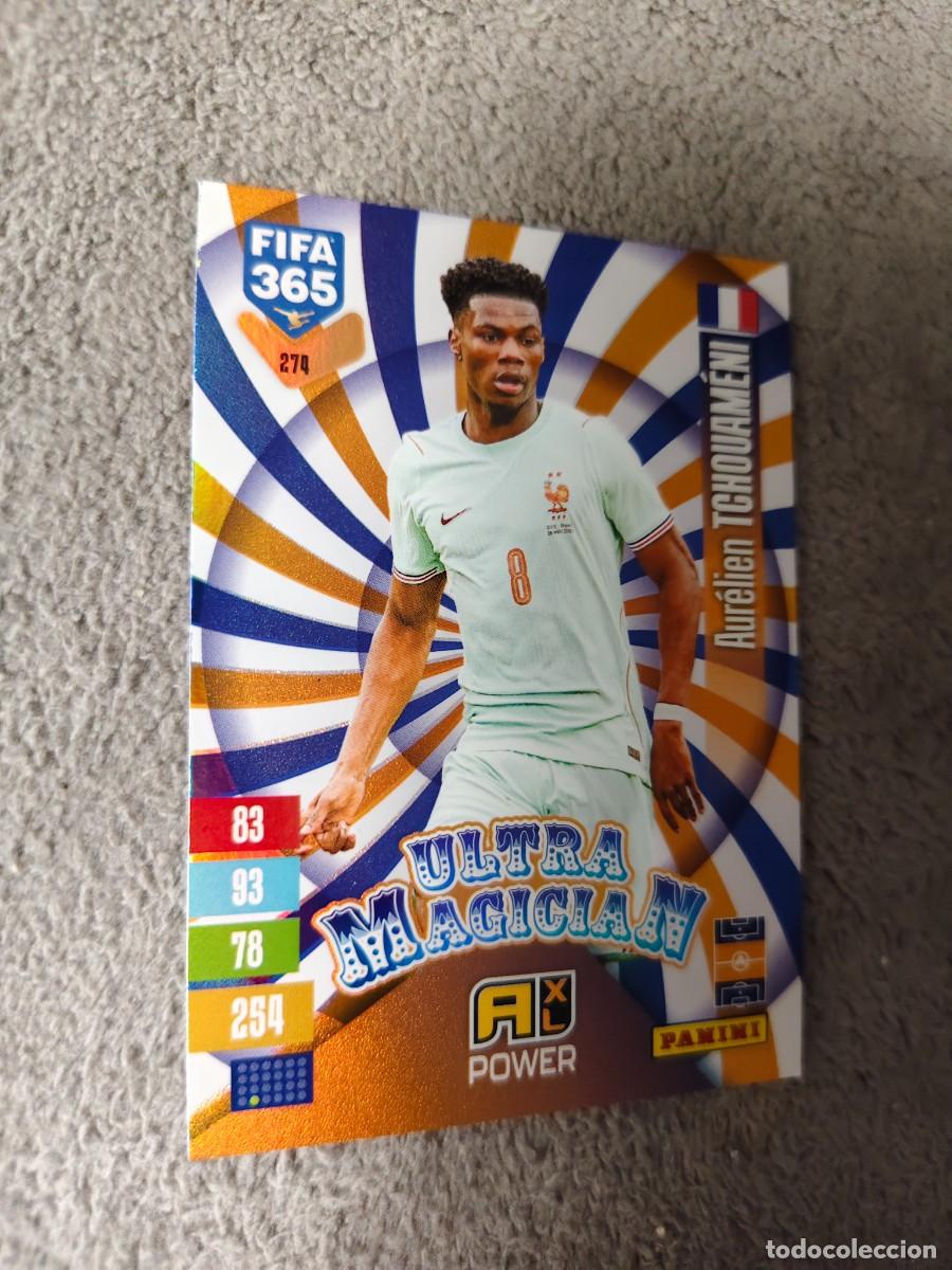 Cromos de f&uacute;tbol: 274 365 ADRENALYN 26 27 AUR&Eacute;LIEN TCHOUAM&Eacute;NI FRANCIA ULTRA MAGICIAN 2026 2027 FIFA PANINI AAV