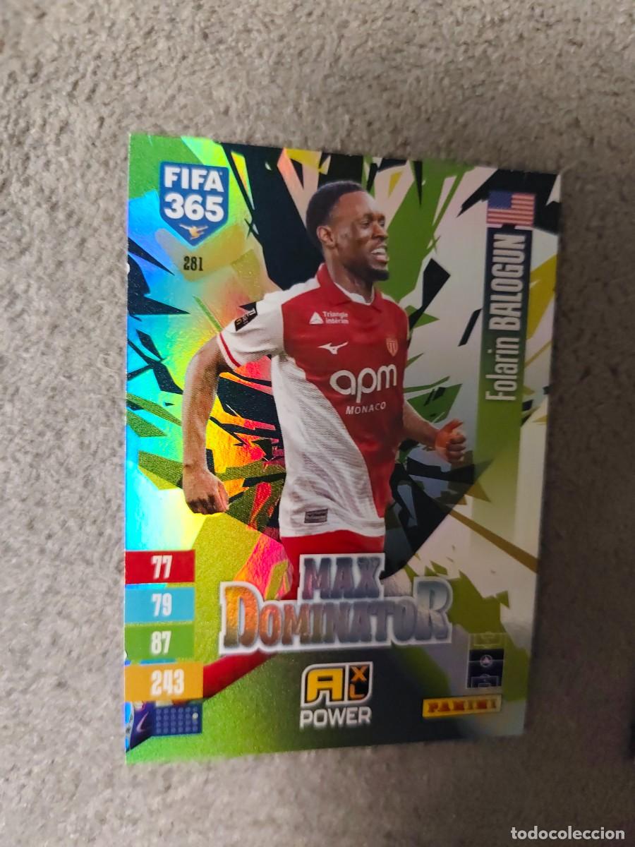 Cromos de f&uacute;tbol: 281 365 ADRENALYN 26 27 FOLARIN BALOGUN AS MONACO MAX DOMINATOR 2026 2027 FIFA PANINI AAV