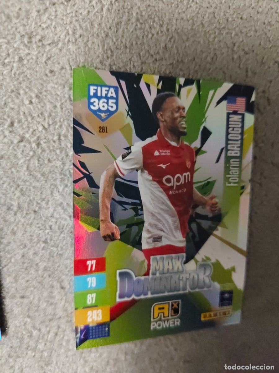 Cromos de f&uacute;tbol: 281 365 ADRENALYN 26 27 FOLARIN BALOGUN AS MONACO MAX DOMINATOR 2026 2027 FIFA PANINI AAV