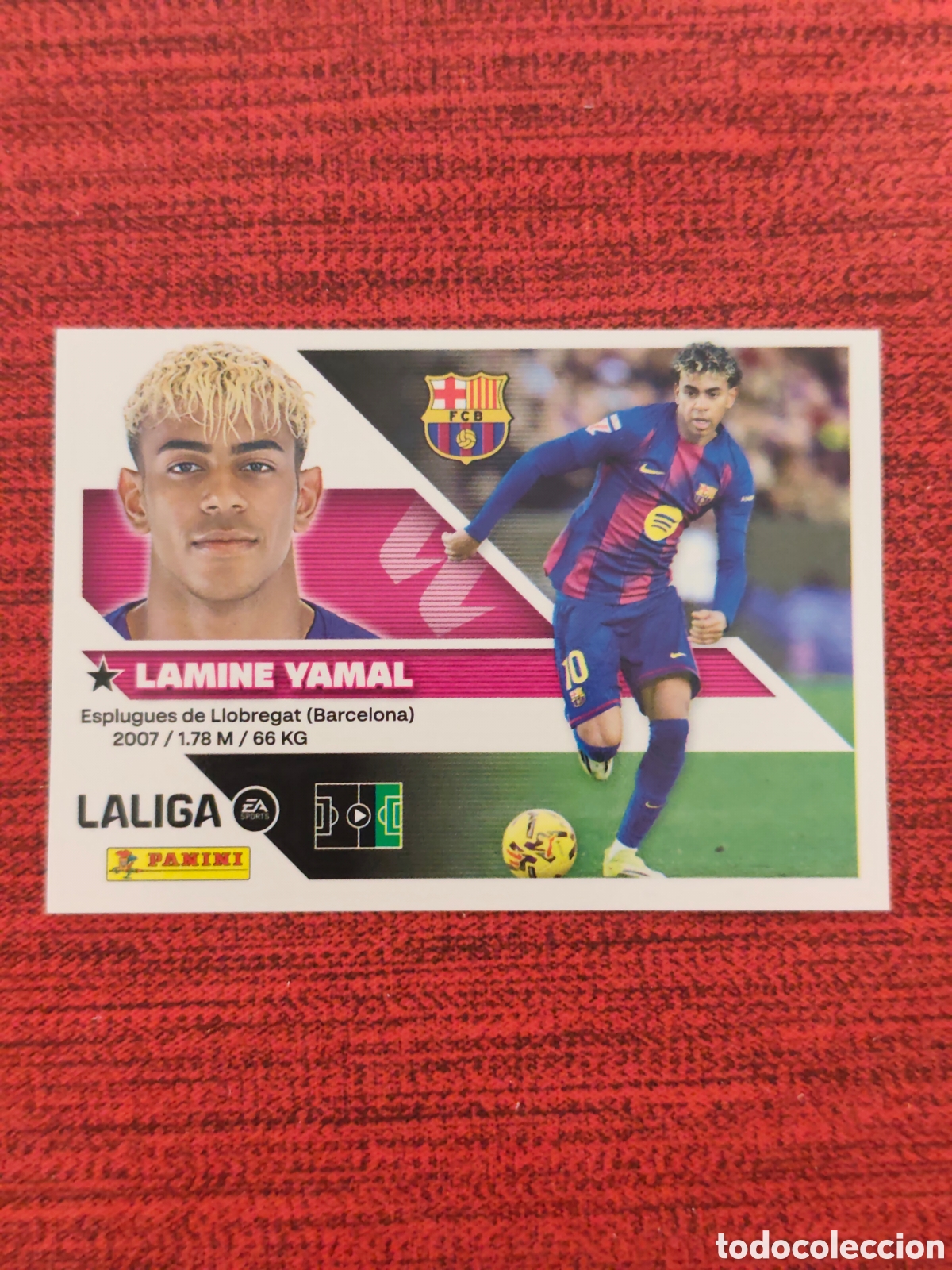 Cromos de f&uacute;tbol: 20 LAMINE YAMAL FC BARCELONA EDICIONES ESTE 2026 2027