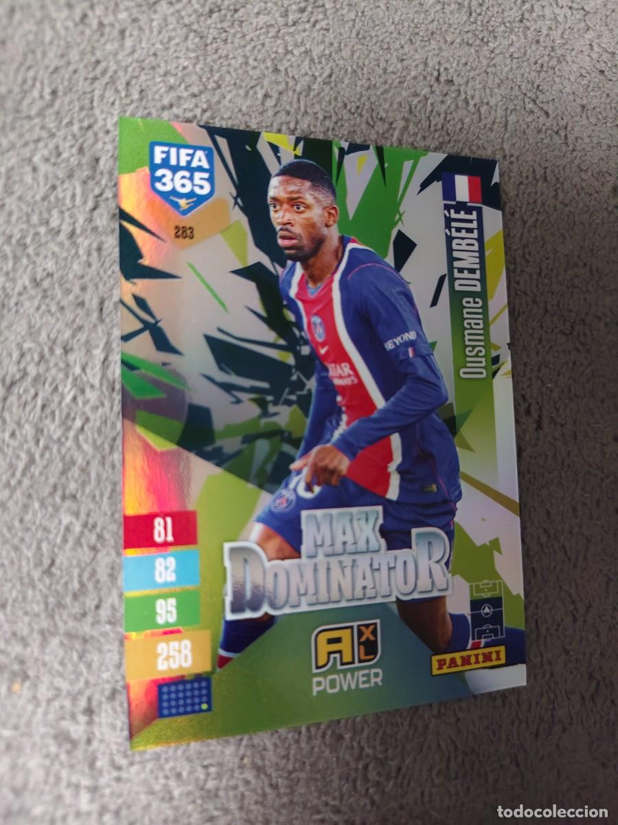 Cromos de f&uacute;tbol: 283 365 ADRENALYN 26 27 OUSMANE DEMB&Eacute;L&Eacute; PARIS SAINT-GERMAIN MAX DOMINATOR 2026 2027 FIFA PANINI AAV
