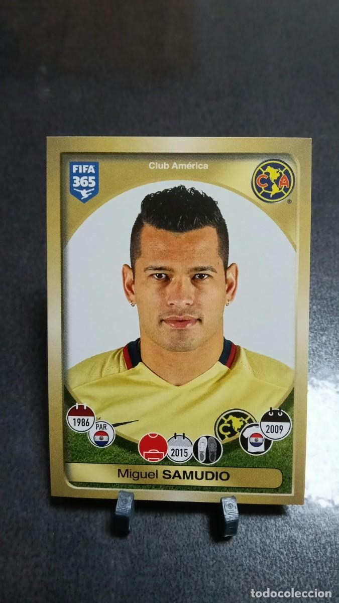 Cromos de f&uacute;tbol: Samudio 481 Club America 2016 2017 Fifa 365 Sin Pegar