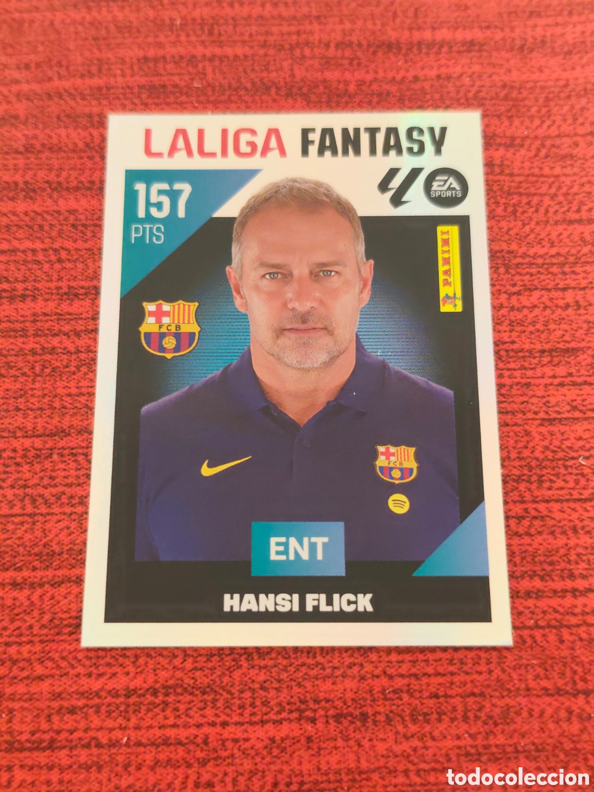 Cromos de f&uacute;tbol: LALIGA FANTASY 1 HANSI FLICK FC BARCELONA EDICIONES ESTE 2026 2027