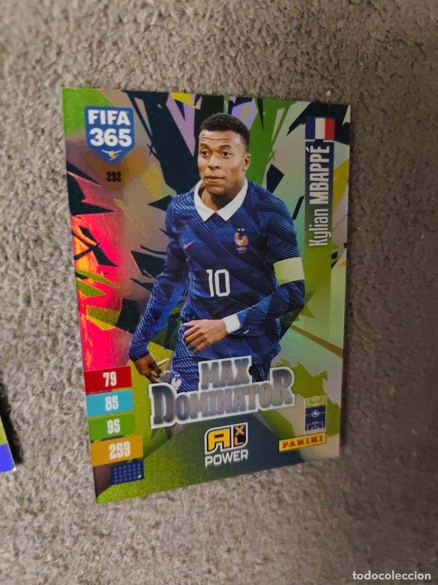 Cromos de f&uacute;tbol: 292 365 ADRENALYN 26 27 KYLIAN MBAPP&Eacute; FRANCIA MAX DOMINATOR POWER 2026 2027 FIFA PANINI AAV