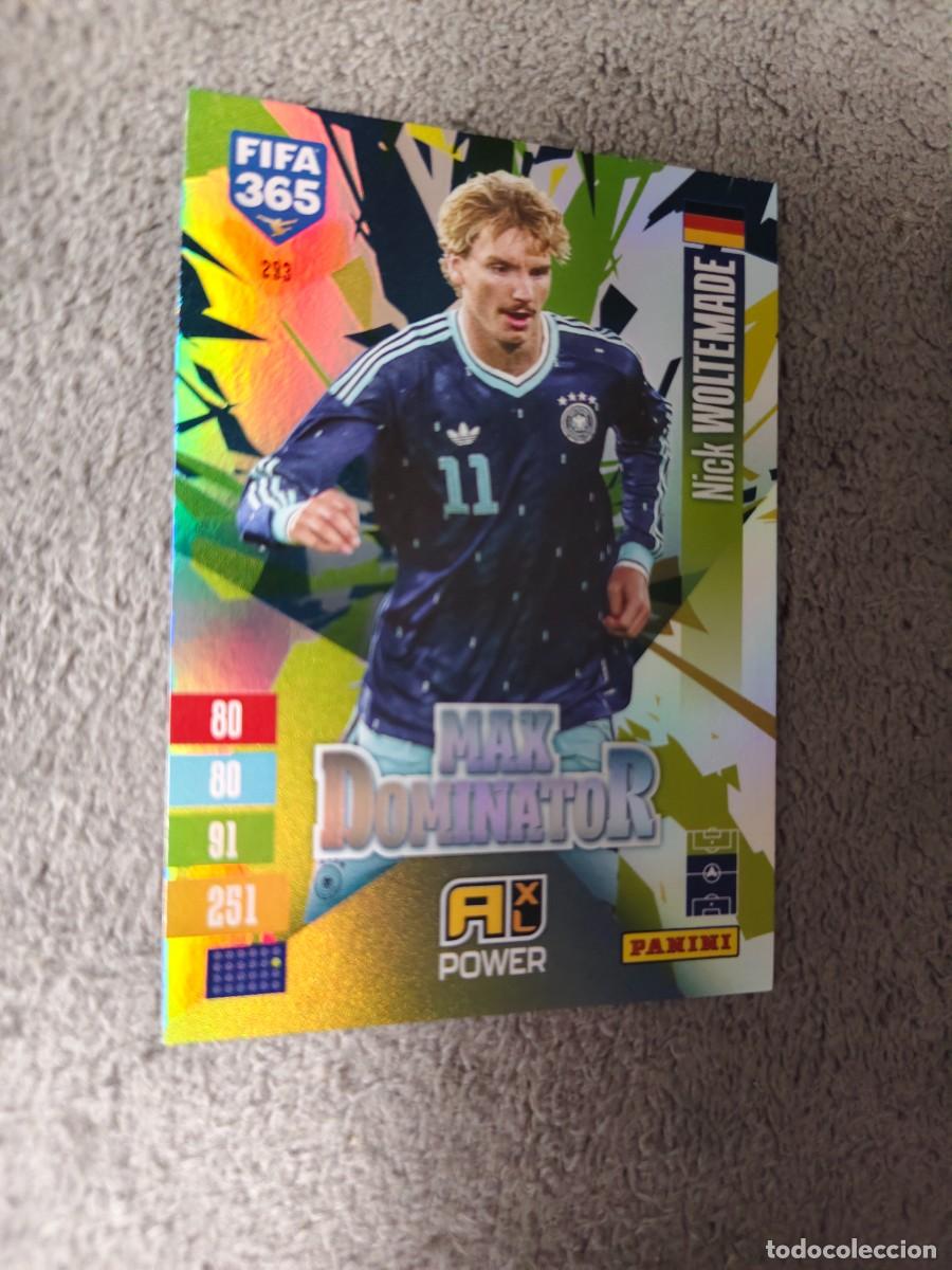 Cromos de Futebol: 293 365 ADRENALYN 26 27 NICK WOLTEMADE ALEMANIA MAX DOMINATOR POWER 2026 2027 FIFA PANINI AAV