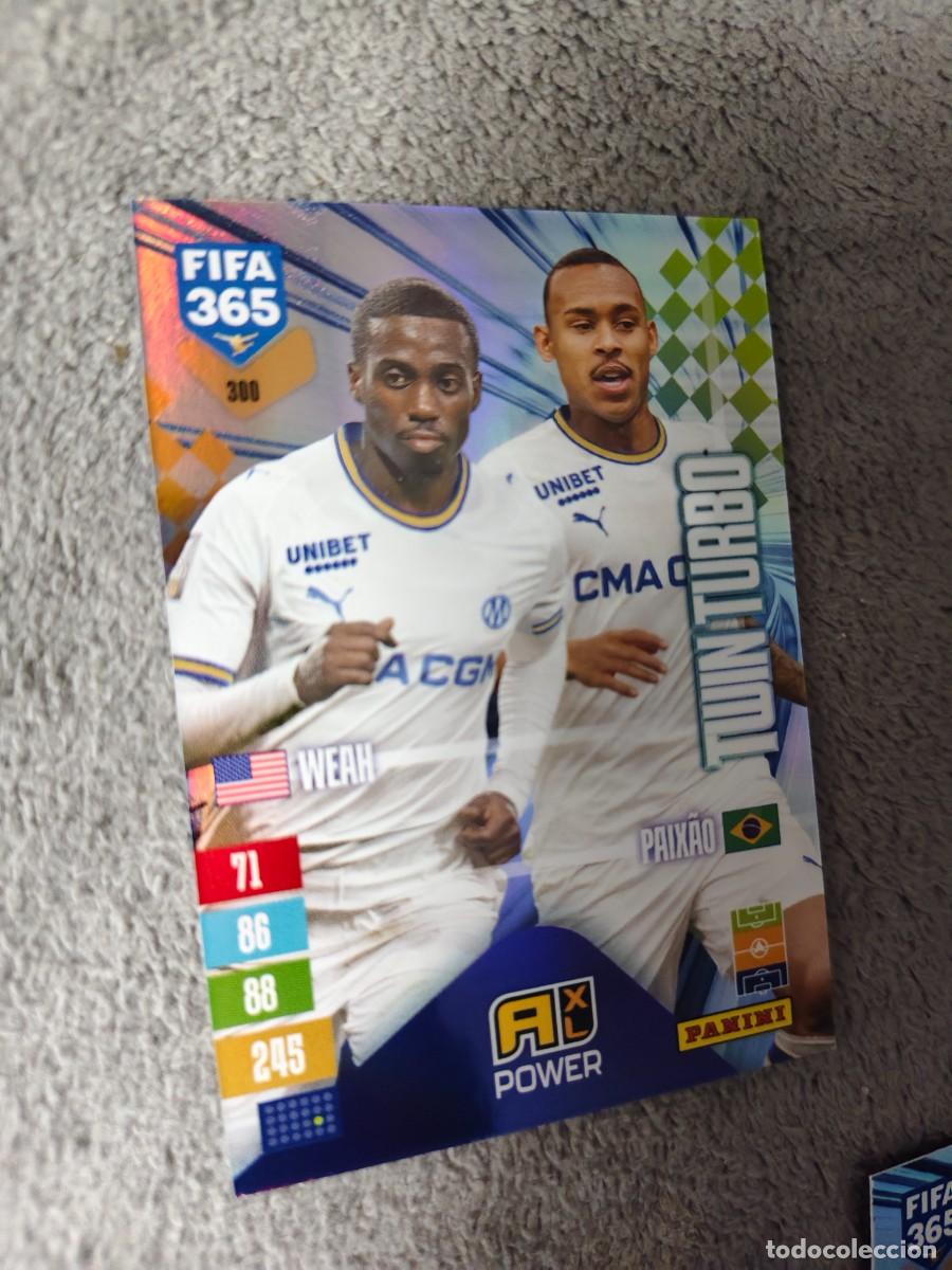 Cromos de f&uacute;tbol: 300 365 ADRENALYN 26 27 WEAH PAIX&Atilde;O OLYMPIQUE DE MARSEILLE TWIN TURBO 2026 2027 FIFA PANINI AAV
