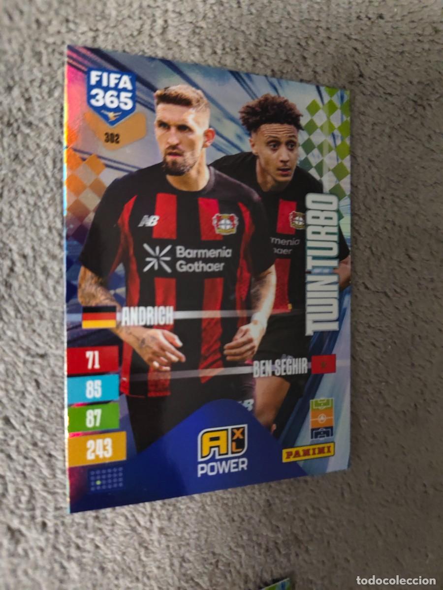 Cromos de f&uacute;tbol: 302 365 ADRENALYN 26 27 ANDRICH BEN SEGHIR BAYER 04 LEVERKUSEN TWIN TURBO 2026 2027 FIFA PANINI AAV