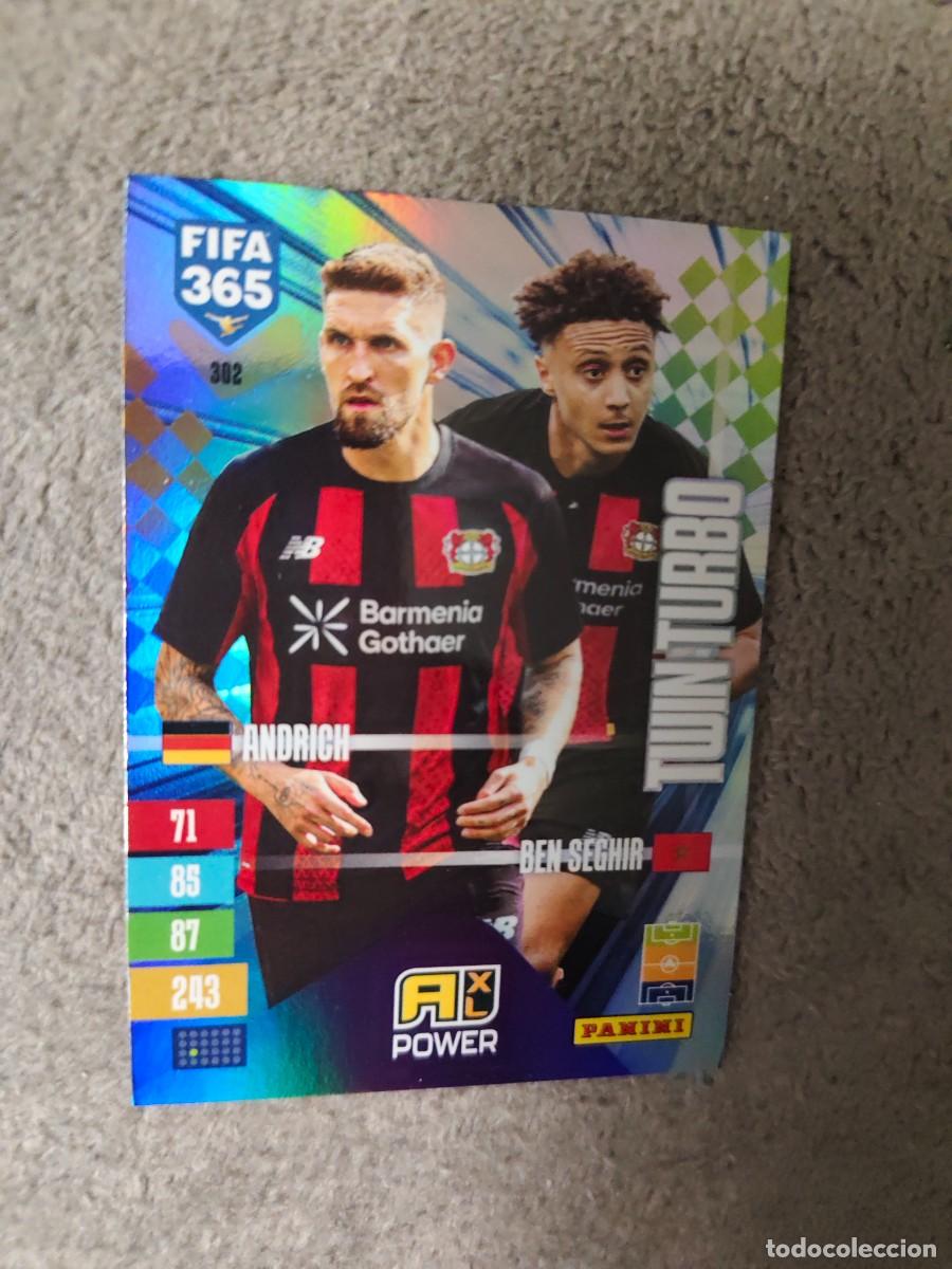 Cromos de f&uacute;tbol: 302 365 ADRENALYN 26 27 ANDRICH BEN SEGHIR BAYER 04 LEVERKUSEN TWIN TURBO 2026 2027 FIFA PANINI AAV
