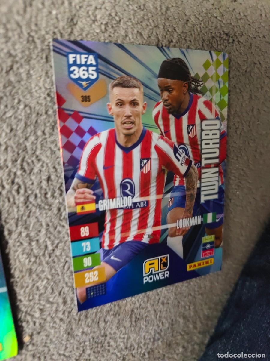 Cromos de f&uacute;tbol: 305 365 ADRENALYN 26 27 GRIMALDO LOOKMAN ATL&Eacute;TICO DE MADRID TWIN TURBO 2026 2027 FIFA PANINI AAV
