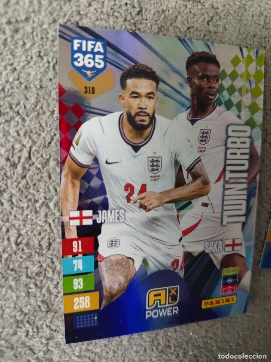 Cromos de f&uacute;tbol: 310 365 ADRENALYN 26 27 REECE JAMES BUKAYO SAKA INGLATERRA TWIN TURBO 2026 2027 FIFA PANINI AAV