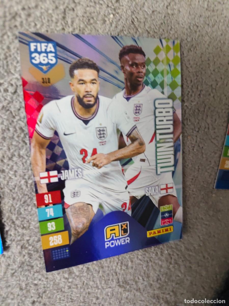 Cromos de f&uacute;tbol: 310 365 ADRENALYN 26 27 REECE JAMES BUKAYO SAKA INGLATERRA TWIN TURBO 2026 2027 FIFA PANINI AAV