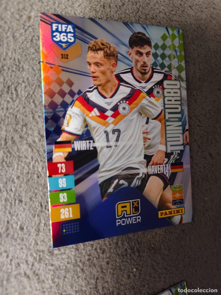 Cromos de f&uacute;tbol: 312 365 ADRENALYN 26 27 FLORIAN WIRTZ KAI HAVERTZ ALEMANIA TWIN TURBO 2026 2027 FIFA PANINI AAV
