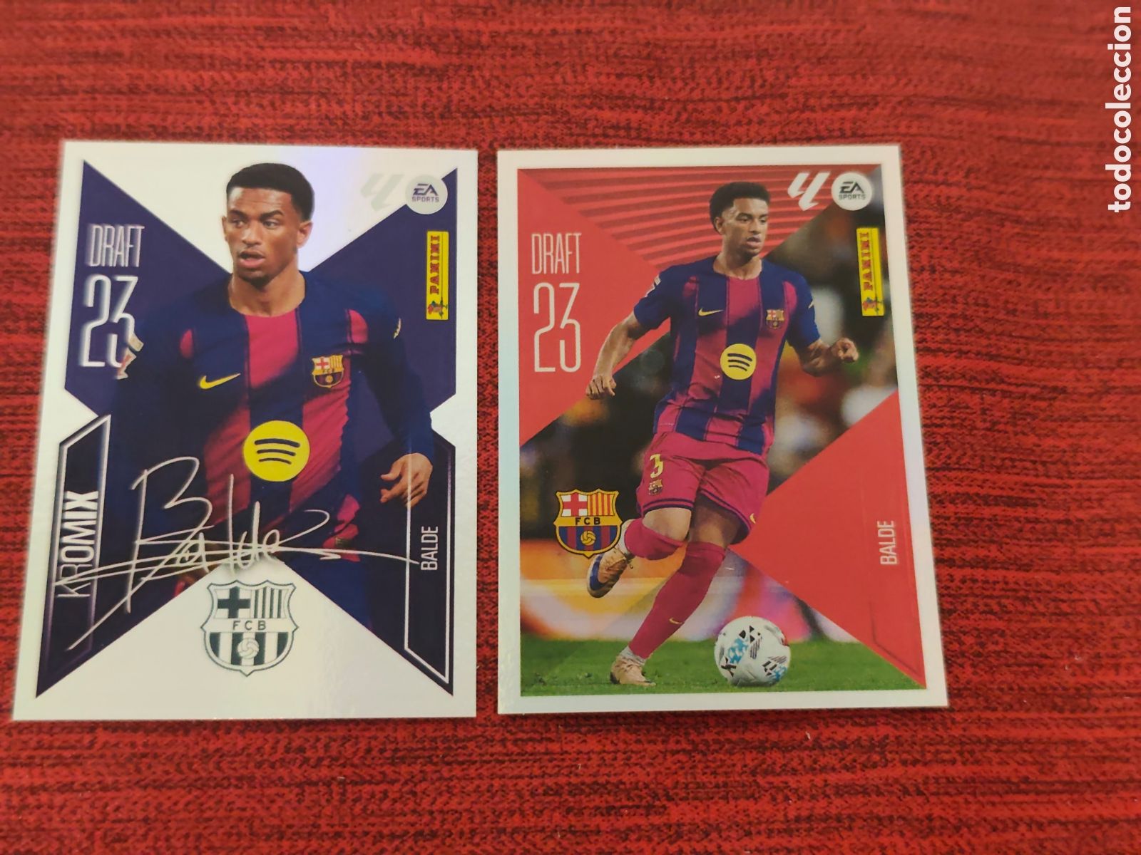 Cromos de f&uacute;tbol: KROMIX DRAFT 2 BALDE FC BARCELONA EDICIONES ESTE 2026 2027