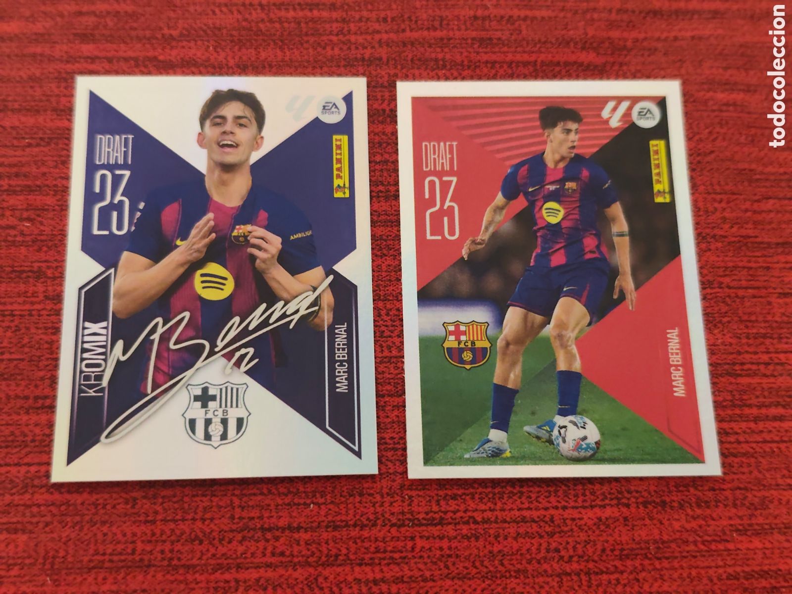 Cartes &agrave; collectionner de Football: KROMIX DRAFT 15 MARC BERNAL FC BARCELONA EDICIONES ESTE 2026 2027