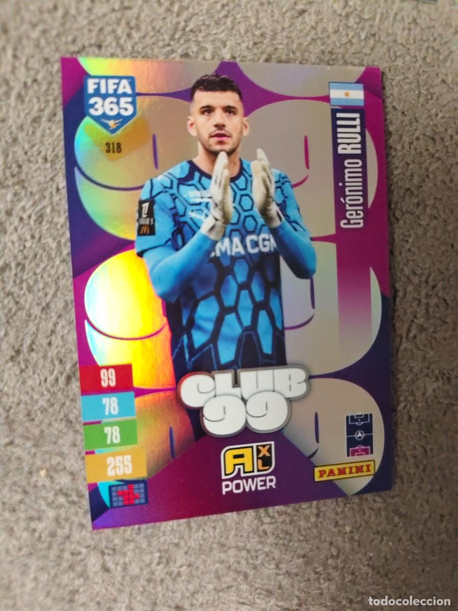 Cromos de f&uacute;tbol: 318 365 ADRENALYN 26 27 RULLI OLYMPIQUE DE MARSEILLE CLUB 99 POWER 2026 2027 FIFA PANINI AAV