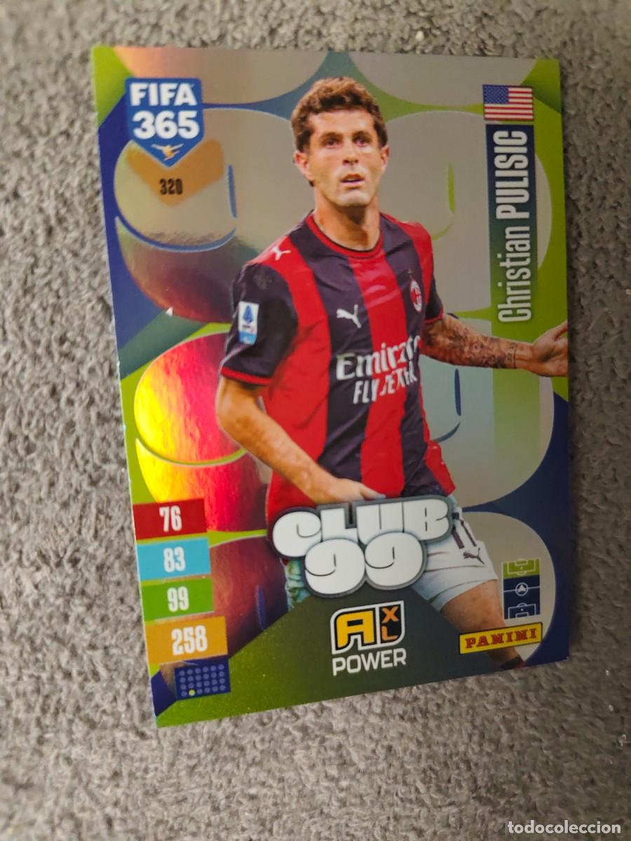 Cromos de f&uacute;tbol: 320 365 ADRENALYN 26 27 CHRISTIAN PULISIC AC MILAN CLUB 99 POWER 2026 2027 FIFA PANINI AAV