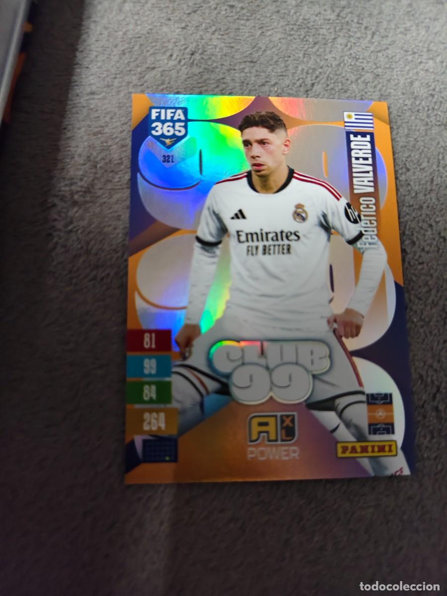 Cromos de f&uacute;tbol: 321 365 ADRENALYN 26 27 FEDERICO VALVERDE REAL MADRID CF CLUB 99 POWER 2026 2027 FIFA PANINI AAV